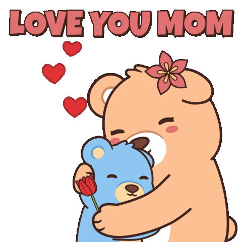 Love You Hug Sticker by BEARISH