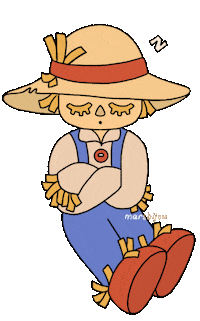 Sleepy Autumn Sticker