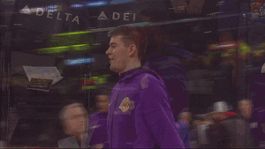 los angeles lakers hug GIF by NBA