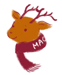 deer Sticker by McMaster Alumni Association