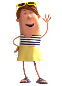 Girl Hello Sticker by Ethias