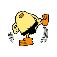 Bird Chicken Sticker by ぴょろりんちょ（ひよこ人間ぴよ）