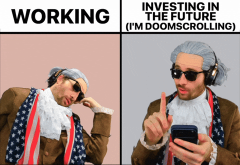 Scrolling Wasting My Time GIF