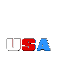4Th Of July Usa Sticker by Todd Rocheford