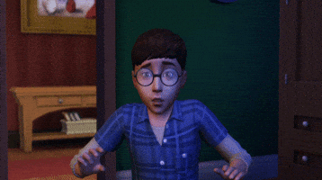 Scared Jump GIF by The Sims