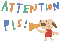 Dog Attention Sticker by Miss NoProblem