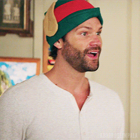 aborddelimpala giphyupload christmas jared padalecki walker GIF