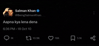 Salman Khan Bollywood GIF by HackerMarathi.IN