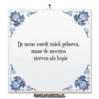 Nl Wijsheid Sticker by Tegelspreuken.nl