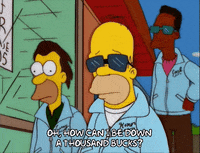 homer simpson glasses GIF