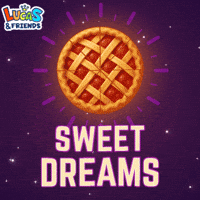 Good Night Pie GIF by Lucas and Friends by RV AppStudios