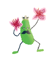 Touinsaveur happy dancing joy fruit Sticker