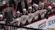 Happy Ice Hockey GIF by NHL