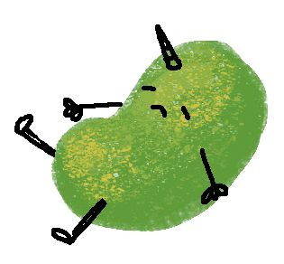 Sleep Bean Sticker