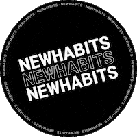 newhabits happy heart retro 캐릭터 Sticker