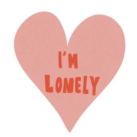 Sad Lonely Sticker