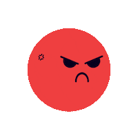 hustle_la angry mad emoji annoyed Sticker