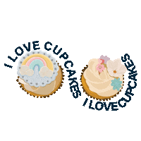 CupcakeCrazeeAU shop now sprinkles cupcakes i love cupcakes Sticker