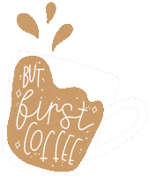 Good Morning Coffee Sticker