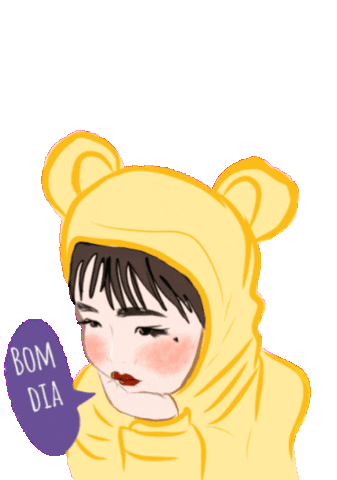 Good Morning Girl Sticker