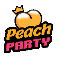 Party Logo Sticker by Peach Farmer