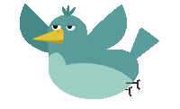 Angry Bird Sticker by Here Studio