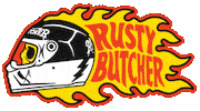 harley davidson flames Sticker by Rusty Butcher