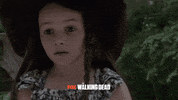 FoxTVEu fox scared stare the walking dead GIF