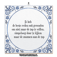 Top Humor Sticker by Tegelspreuken.nl