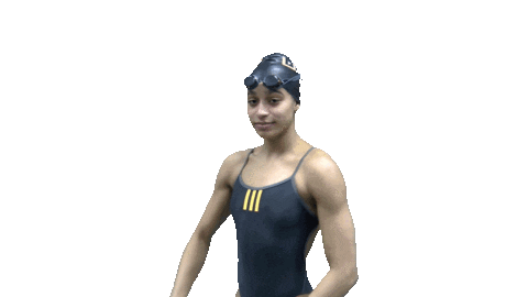 Flex Swimming Sticker by UNCP Braves Athletics