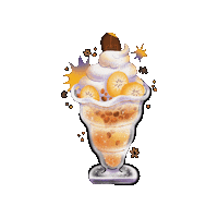 demetresofficial yum dessert desserts parfait Sticker
