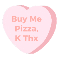 pizza valentine Sticker by coffeemeetsbagel
