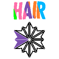 Hair Los Angeles Daniel Moon Sticker by HAIR
