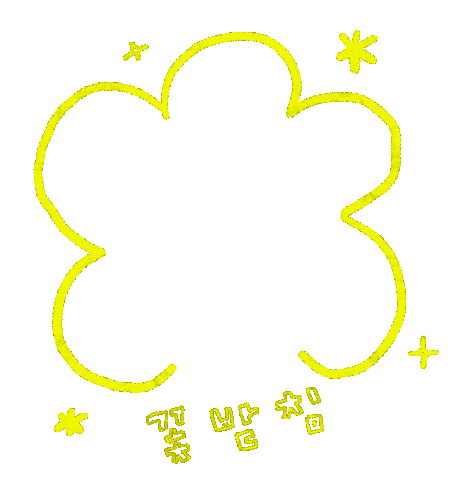 Flower Korean Sticker