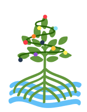 seatrees mangrove seatrees sea trees ocean positive Sticker