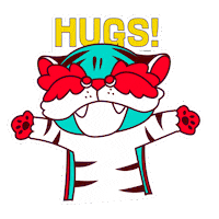 Chinese New Year Hug Sticker by UEMSunrise