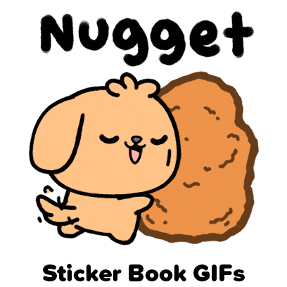 Golden Retriever Hug Sticker by Sticker Book iOS GIFs
