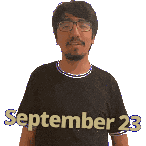 September 23 Sticker