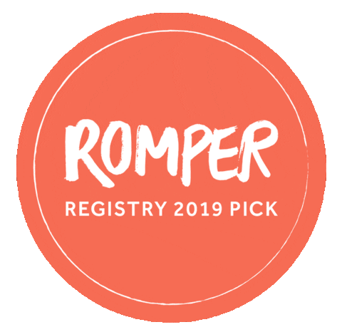 registry romperdotcom Sticker by Romper