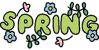 Spring Springtime Sticker by Poppy Deyes