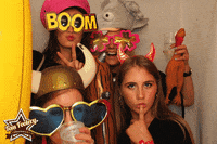tomfoolerybooth fun birthday photobooth props GIF