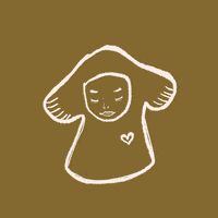 SerenaCasseroleFishTsai happiness mushroomie GIF