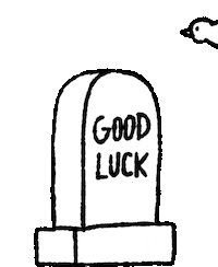 Death Luck Sticker