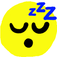 Tired Good Night Sticker by T A R V E R