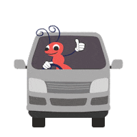 Truck Lra Sticker by Little Red Ants Creative Studio