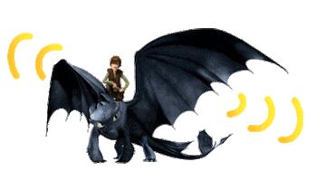 Flying How To Train Your Dragon Sticker by Universal Kids