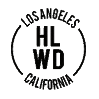 Los Angeles Hollywood Sticker by Rob Jelinski Studios, llc.