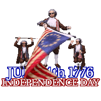 Independence Day Patriot Sticker