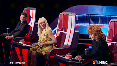 Stand Up Reba GIF by The Voice