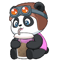 Panda Boba Sticker
